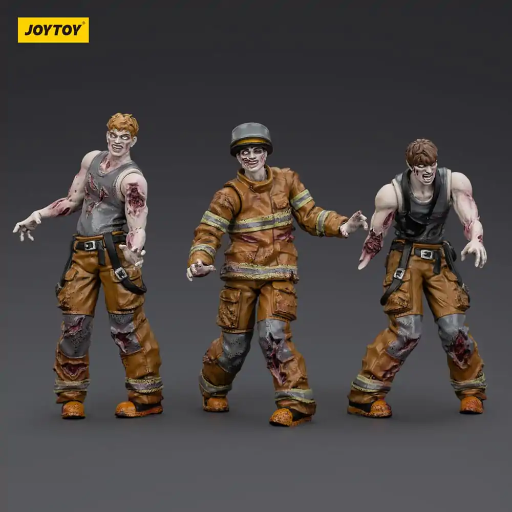 Zombie Dark Source Action Figures 3-Pack Firefighters 8 cm product photo