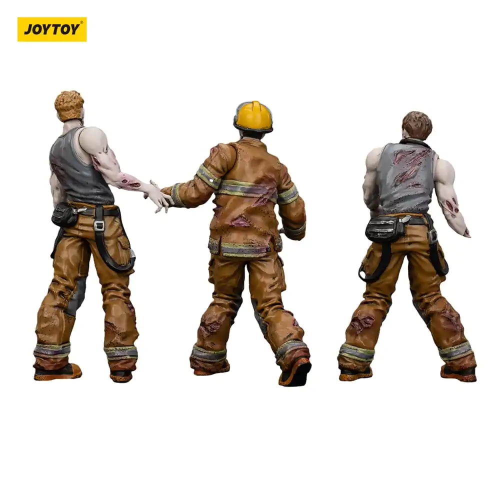 Zombie Dark Source Action Figures 3-Pack Firefighters 8 cm product photo