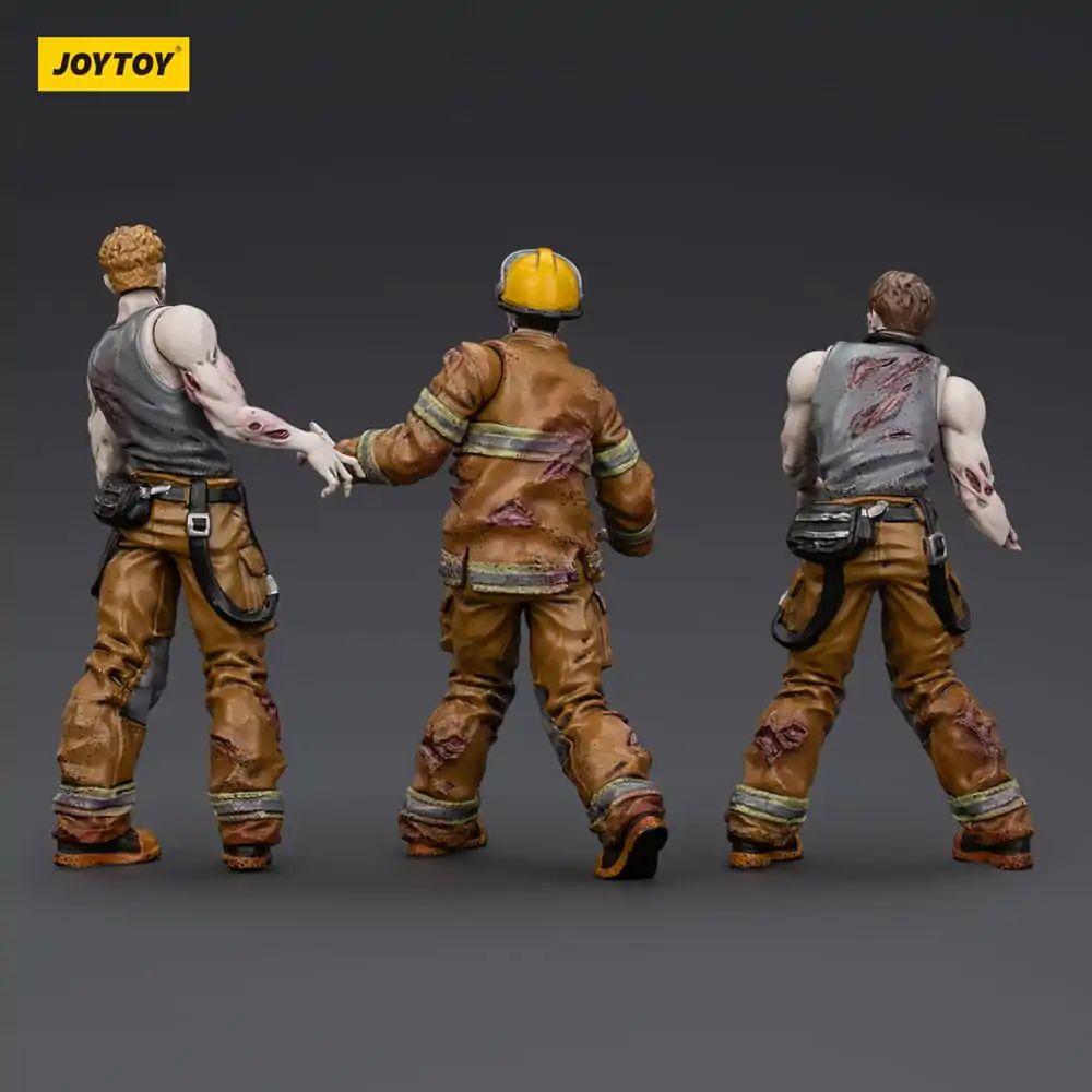 Zombie Dark Source Action Figures 3-Pack Firefighters 8 cm product photo