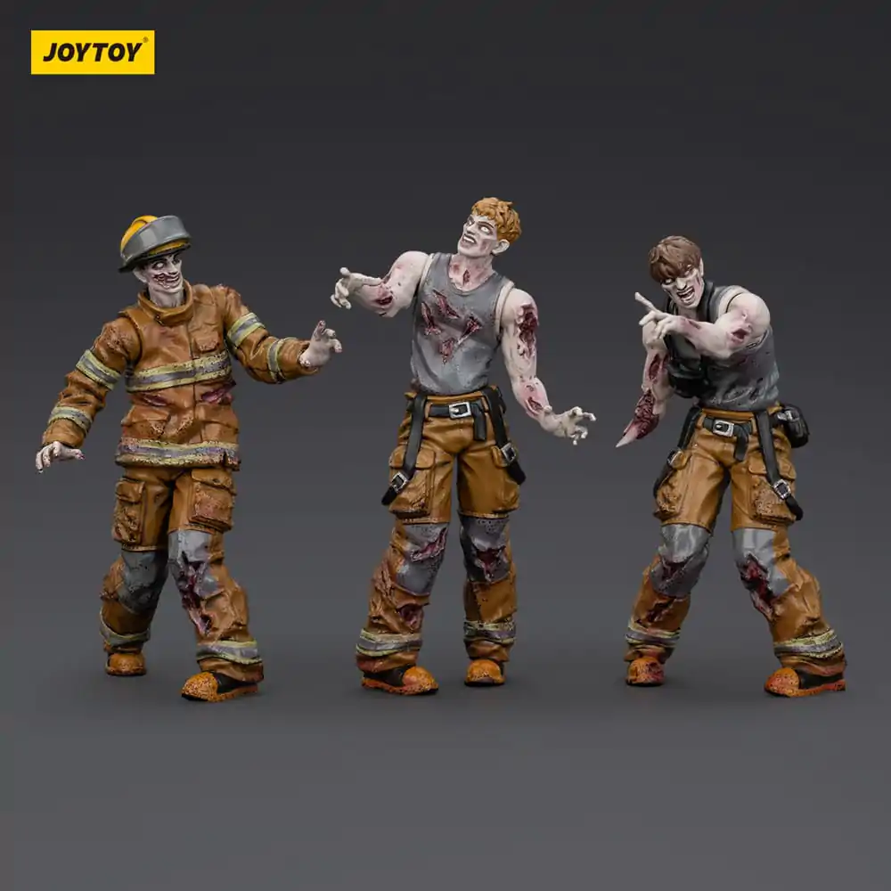 Zombie Dark Source Action Figures 3-Pack Firefighters 8 cm product photo