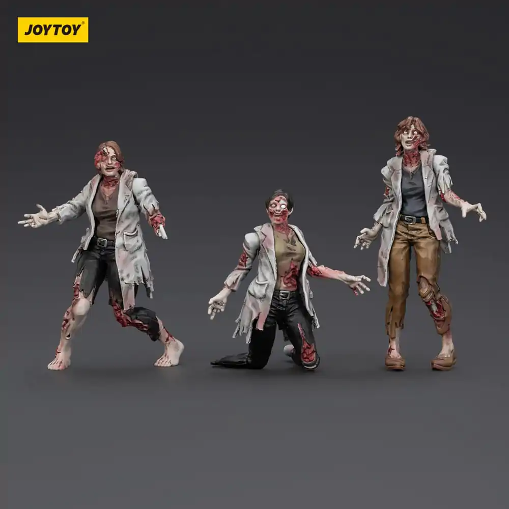 Zombie Dark Source Action Figures 3-Pack Scientists (Female) 8 cm product photo