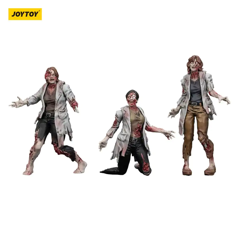 Zombie Dark Source Action Figures 3-Pack Scientists (Female) 8 cm product photo
