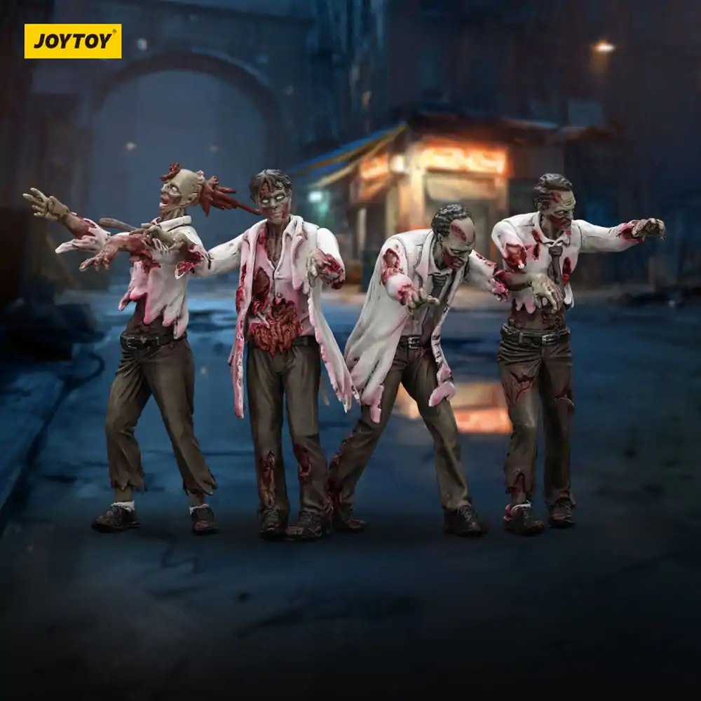 Zombie Dark Source Action Figures 4-Pack Scientists (Male) 8 cm product photo