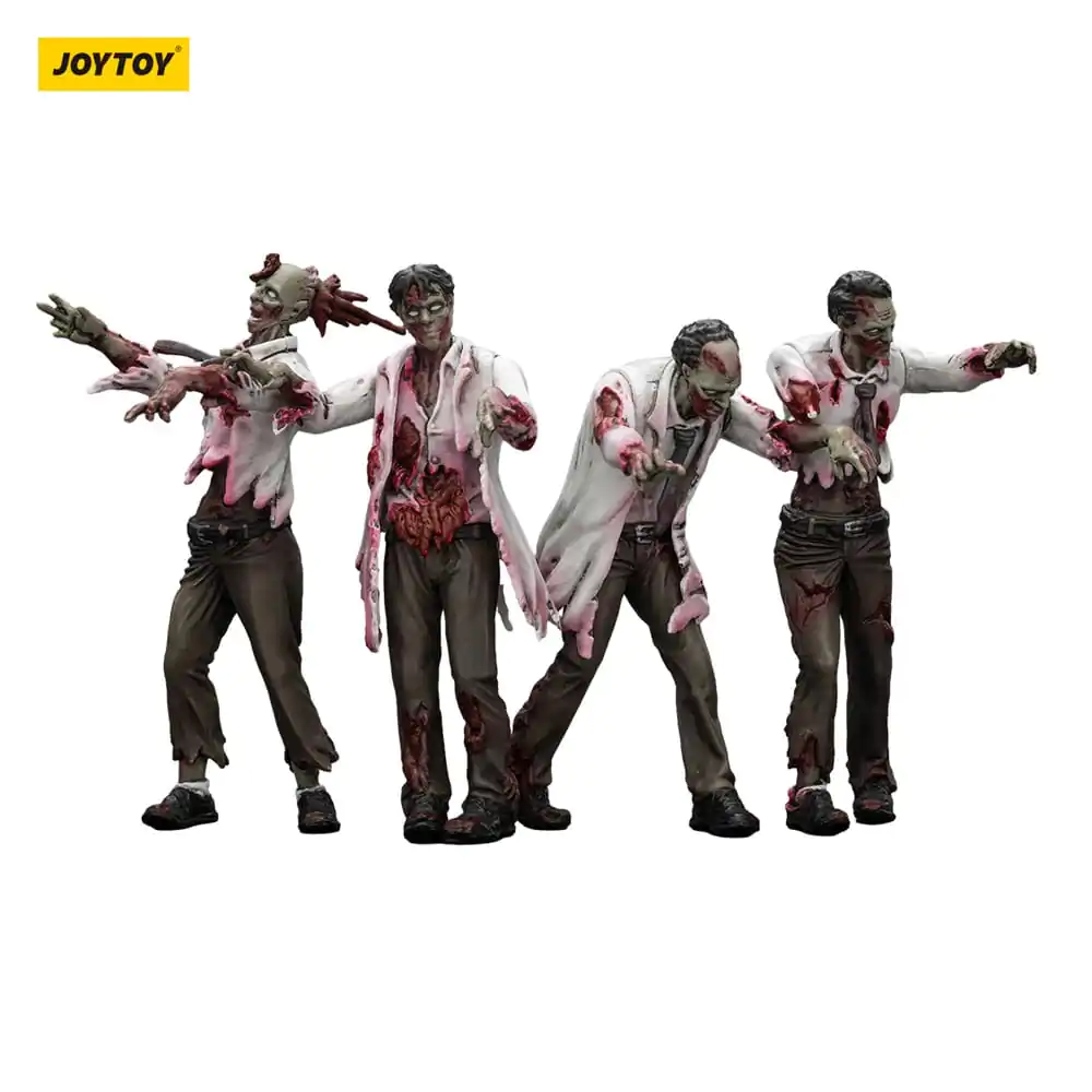 Zombie Dark Source Action Figures 4-Pack Scientists (Male) 8 cm product photo
