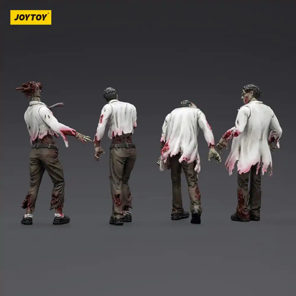 Zombie Dark Source Action Figures 4-Pack Scientists (Male) 8 cm product photo