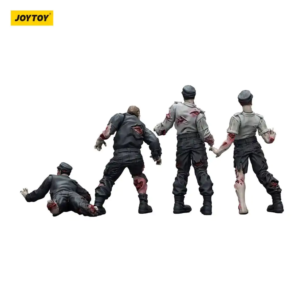 Zombie Dark Source Action Figures 4-Pack Security Guards 8 cm product photo