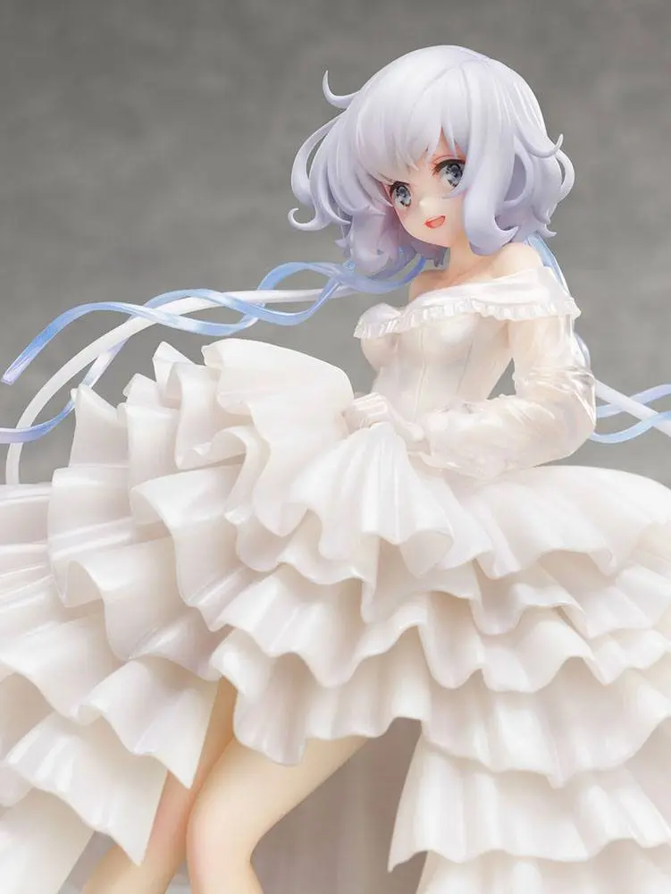 Zombie Land Saga Revenge PVC Statue 1/7 Junko Konno Wedding Dress 21 cm product photo
