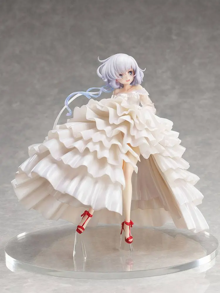 Zombie Land Saga Revenge PVC Statue 1/7 Junko Konno Wedding Dress 21 cm product photo
