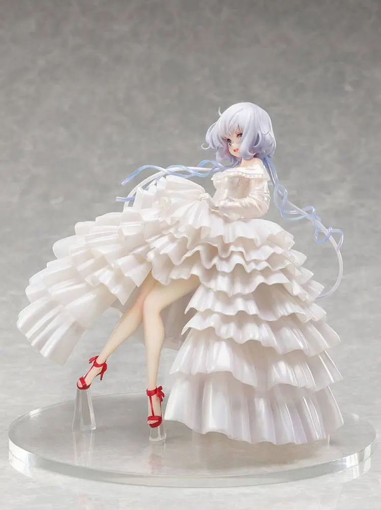 Zombie Land Saga Revenge PVC Statue 1/7 Junko Konno Wedding Dress 21 cm product photo