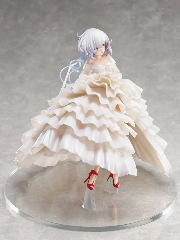 Zombie Land Saga Revenge PVC Statue 1/7 Junko Konno Wedding Dress 21 cm product photo