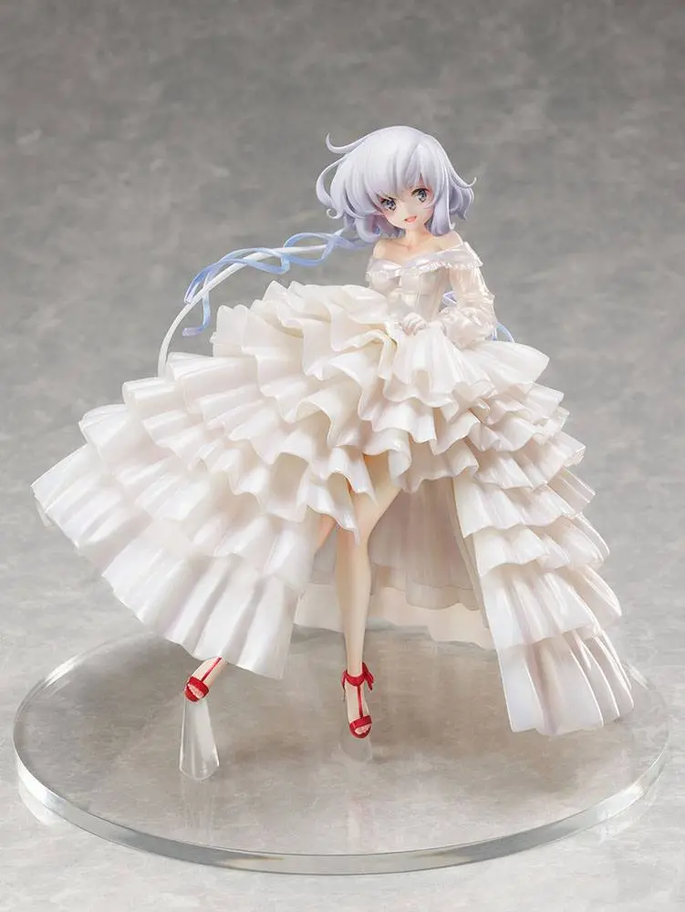 Zombie Land Saga Revenge PVC Statue 1/7 Junko Konno Wedding Dress 21 cm product photo