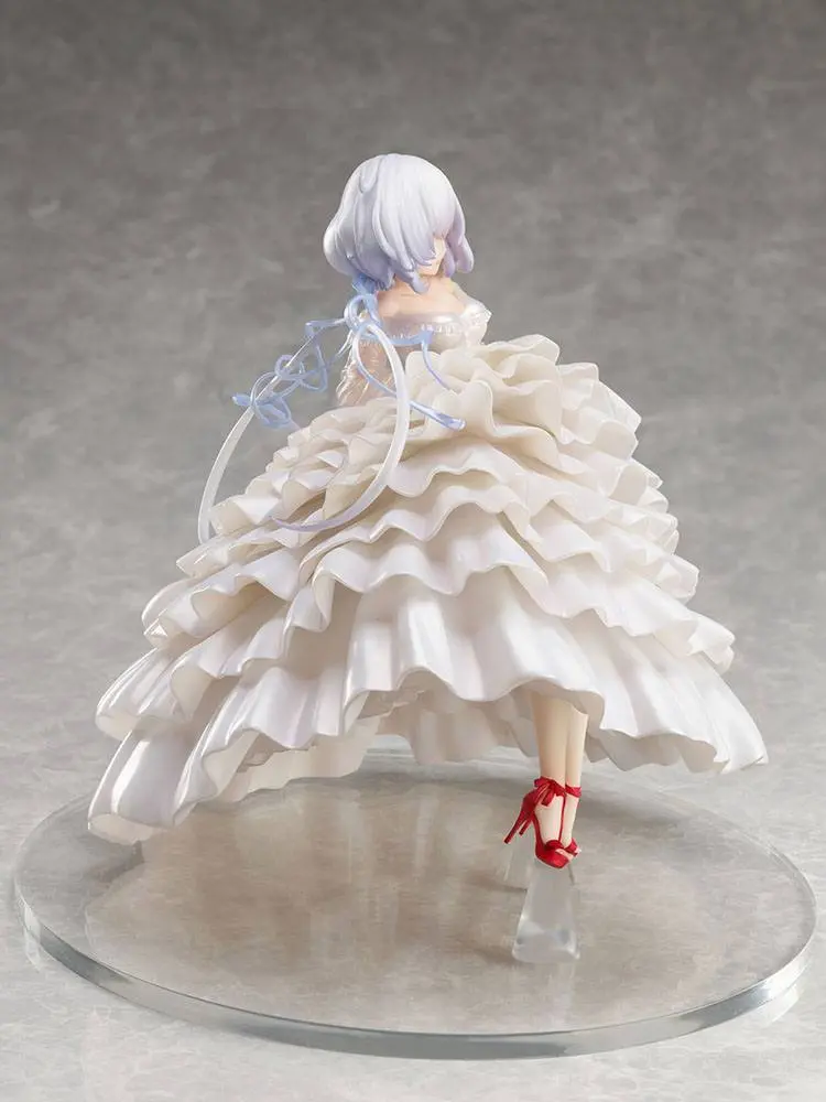 Zombie Land Saga Revenge PVC Statue 1/7 Junko Konno Wedding Dress 21 cm product photo