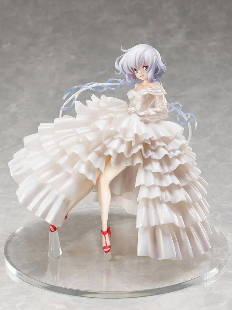 Zombie Land Saga Revenge PVC Statue 1/7 Junko Konno Wedding Dress 21 cm product photo