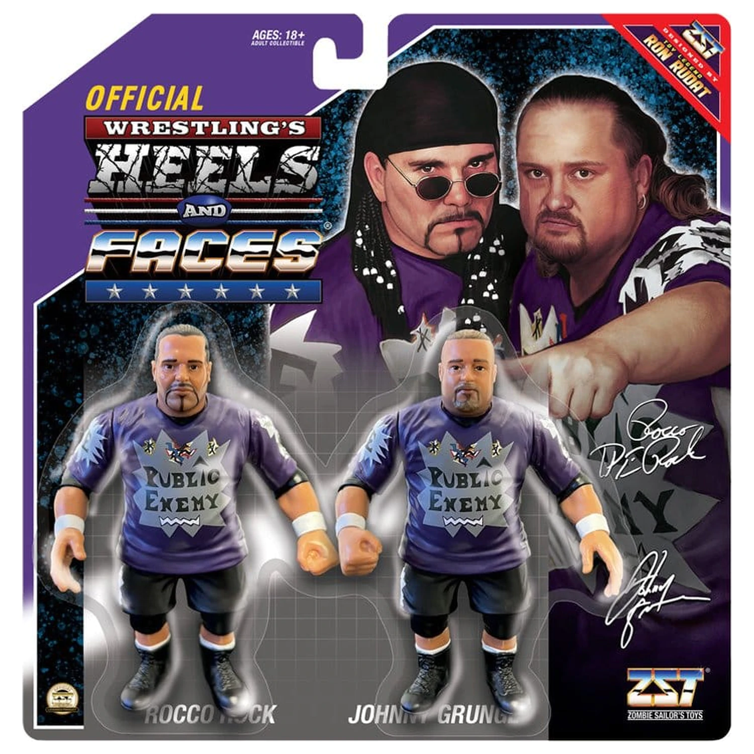 Zombie Sailor's Toys Action Figures 2-Pack Rocco Rock and Johnny Grunge Public Enemy 11 cm product photo