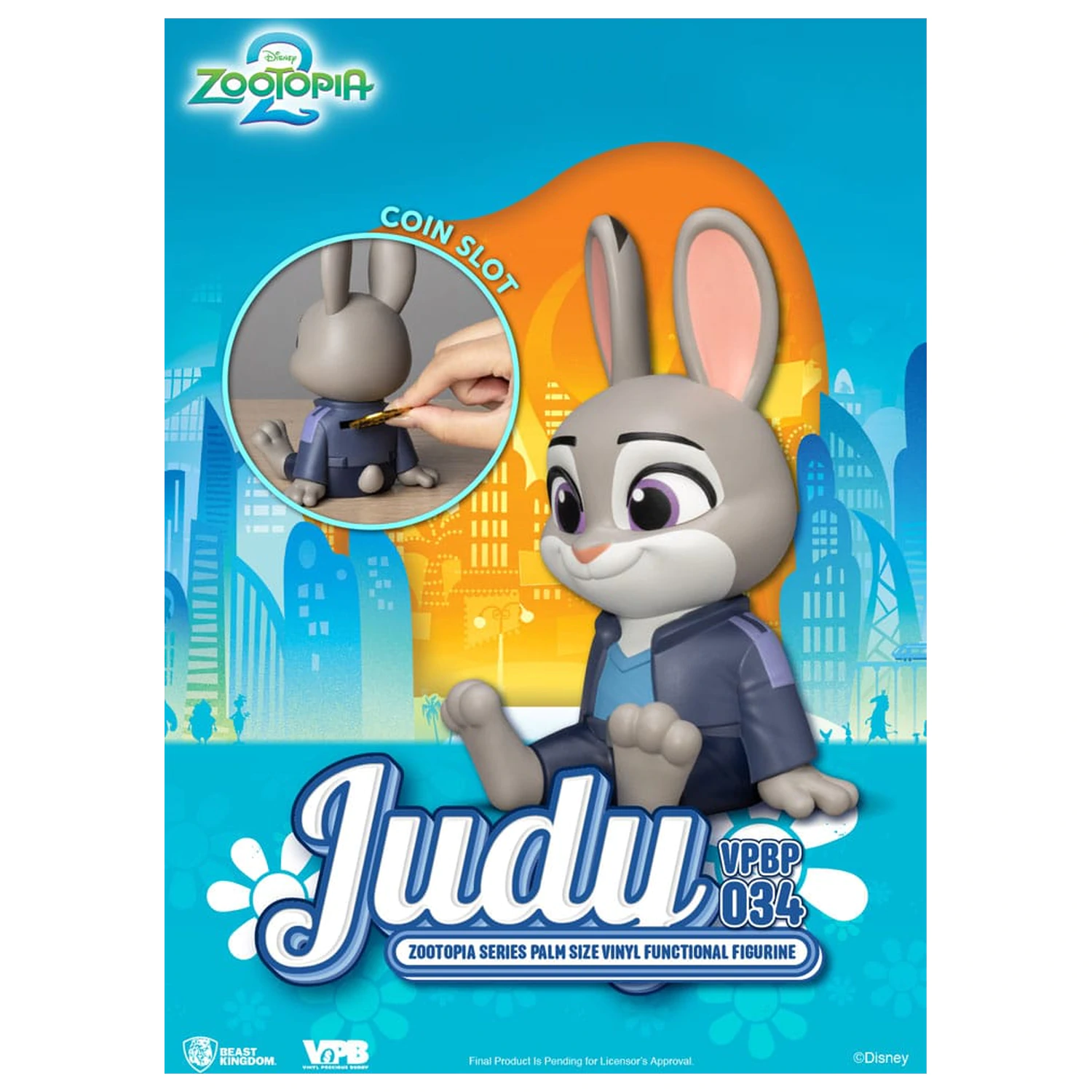 Zootopia Piggy Vinyl Bank Judy 15 cm product photo