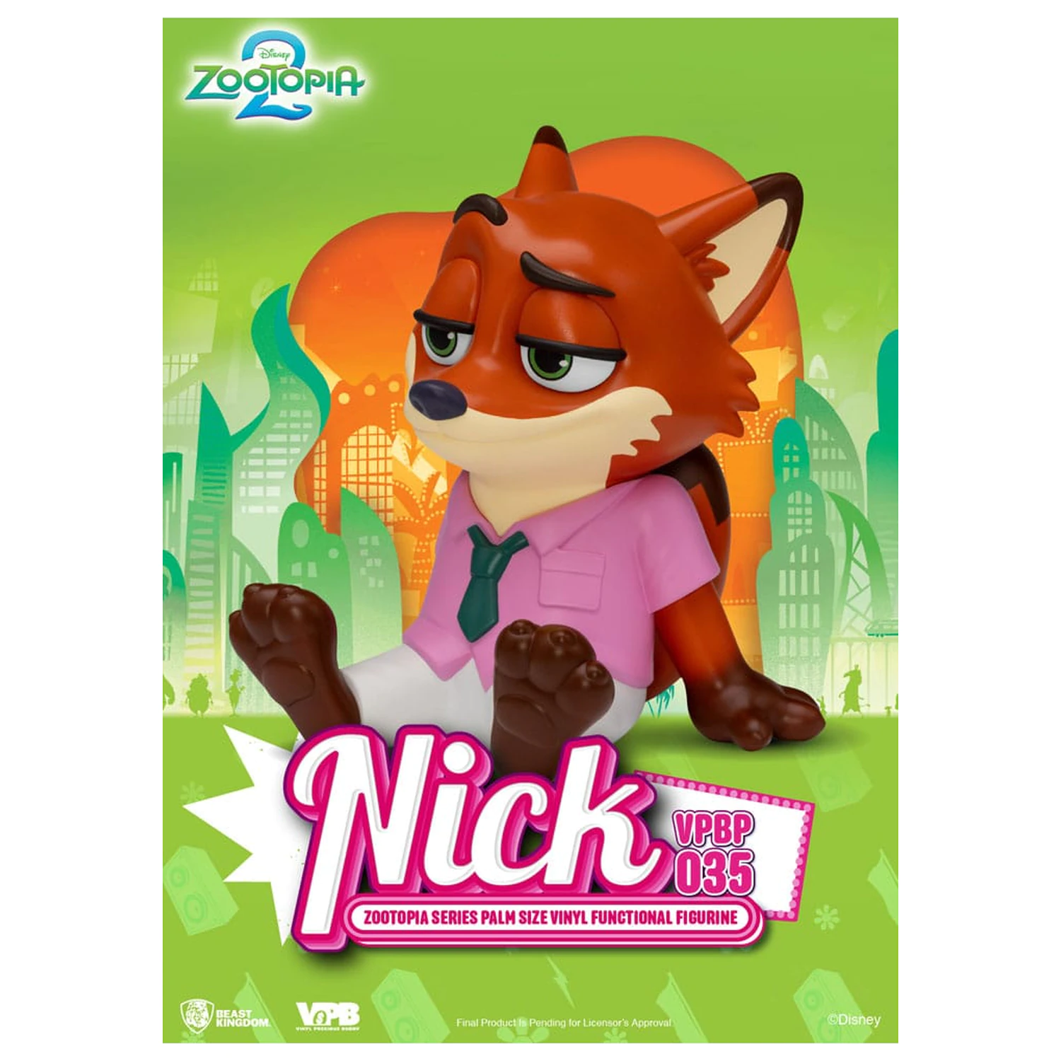 Zootopia Piggy Vinyl Bank Nick 15 cm product photo