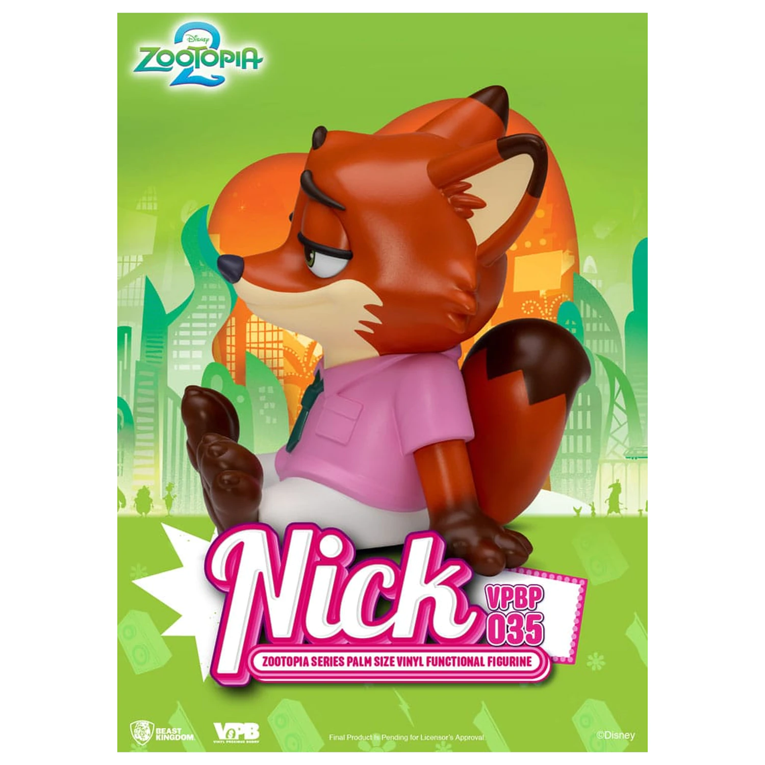 Zootopia Piggy Vinyl Bank Nick 15 cm product photo