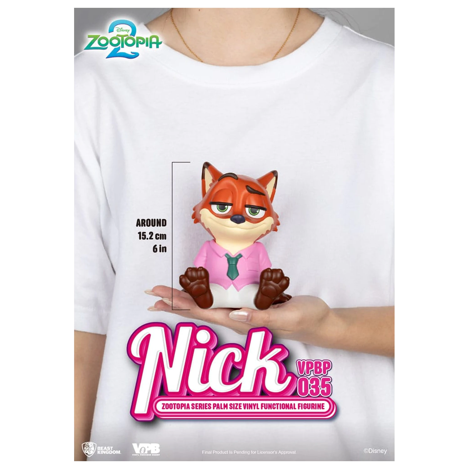 Zootopia Piggy Vinyl Bank Nick 15 cm product photo