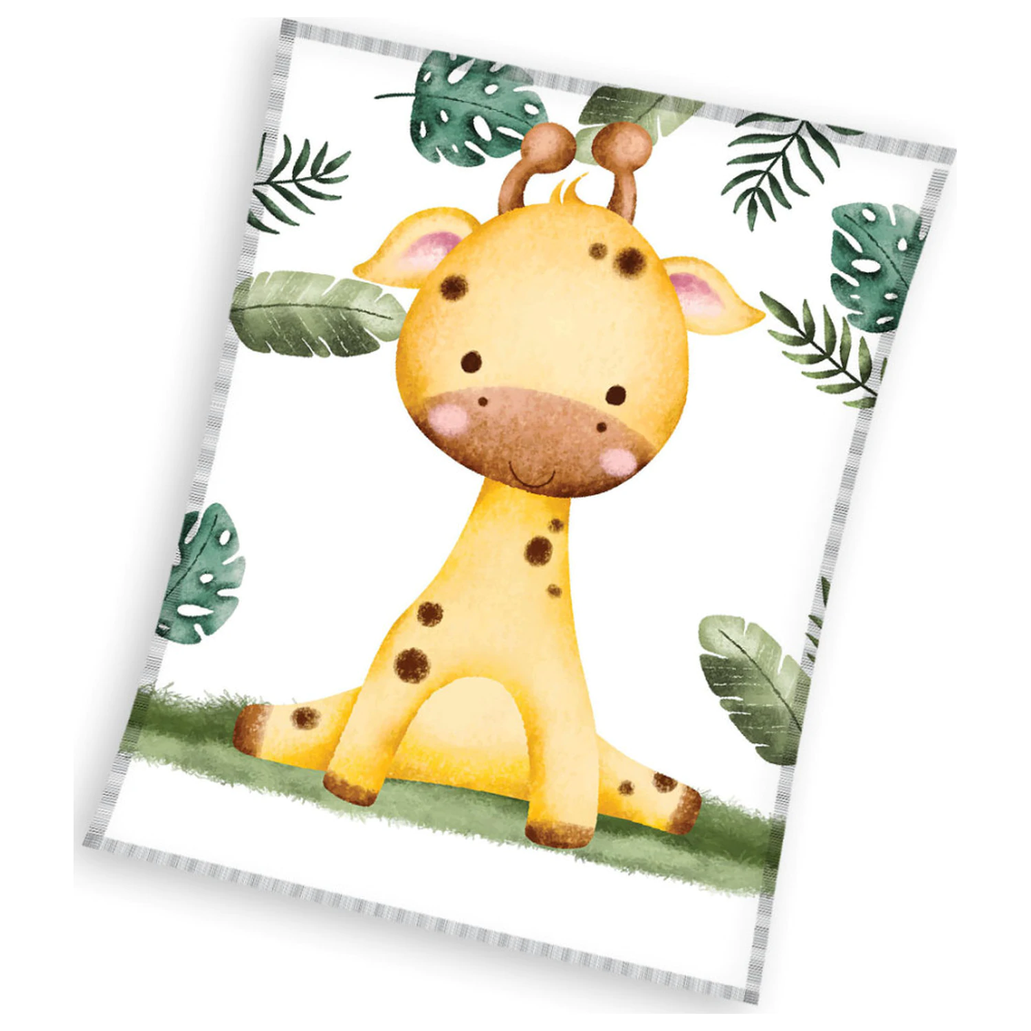 Giraffe Necky Fleece Blanket product photo