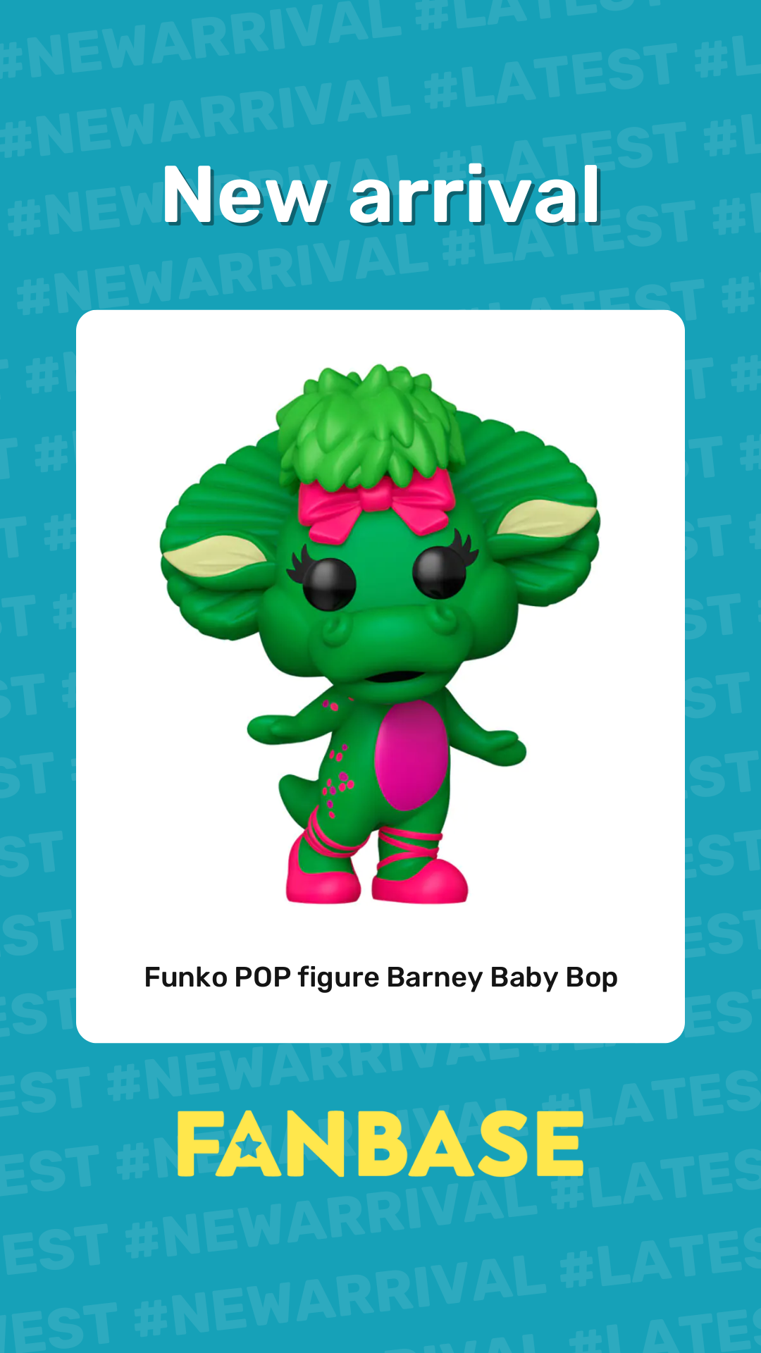 New arrival: Funko POP figure Barney Baby Bop