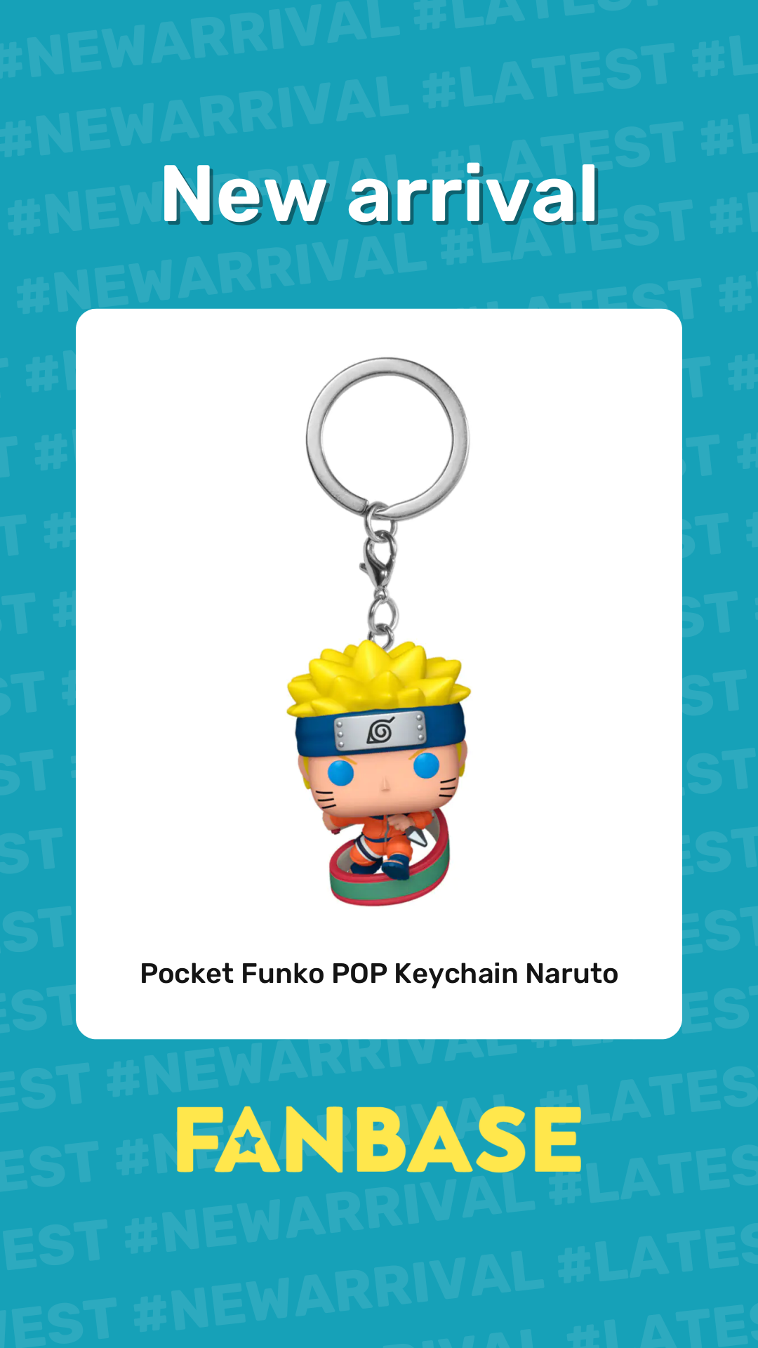 New arrival: Pocket Funko POP Keychain Naruto