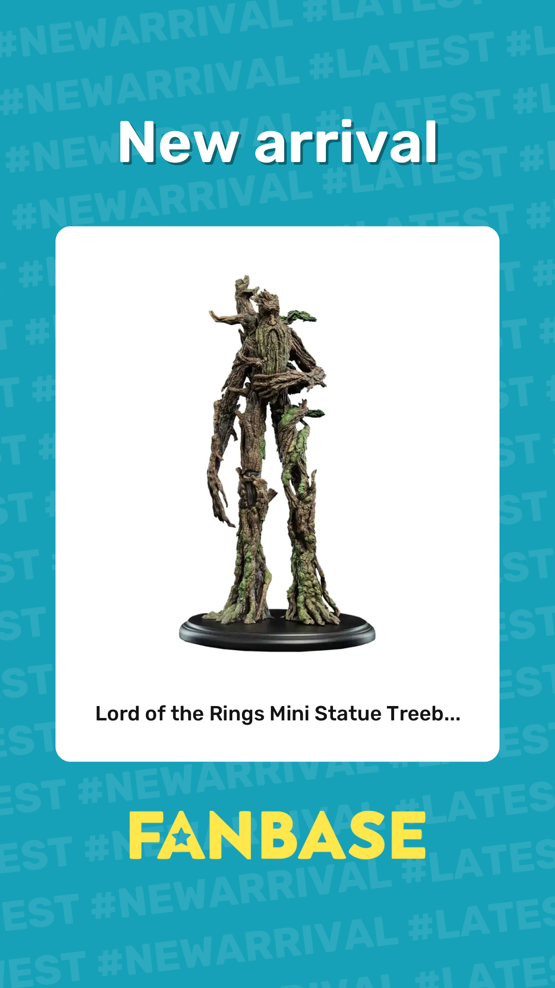 New arrival: Lord of the Rings Mini Statue Treeb...