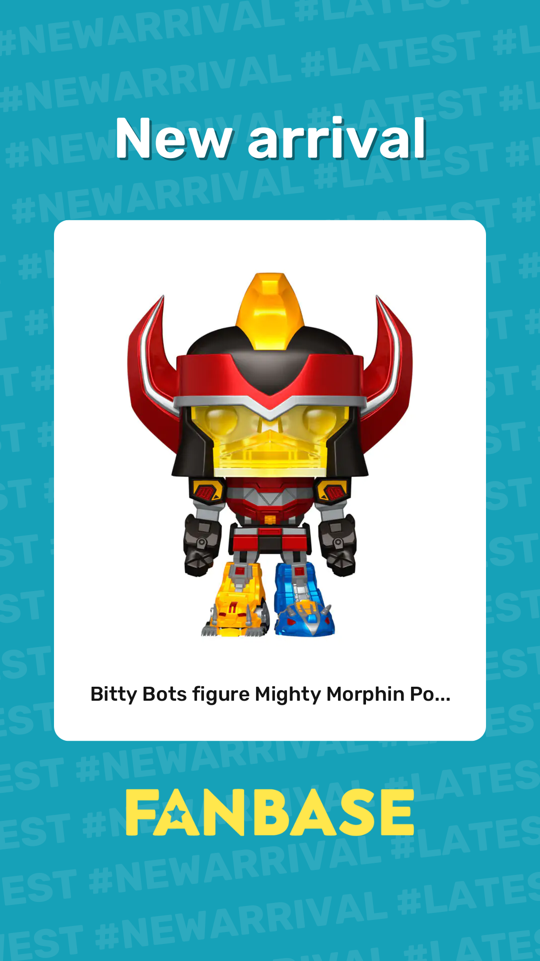 New arrival: Bitty Bots figure Mighty Morphin Po...