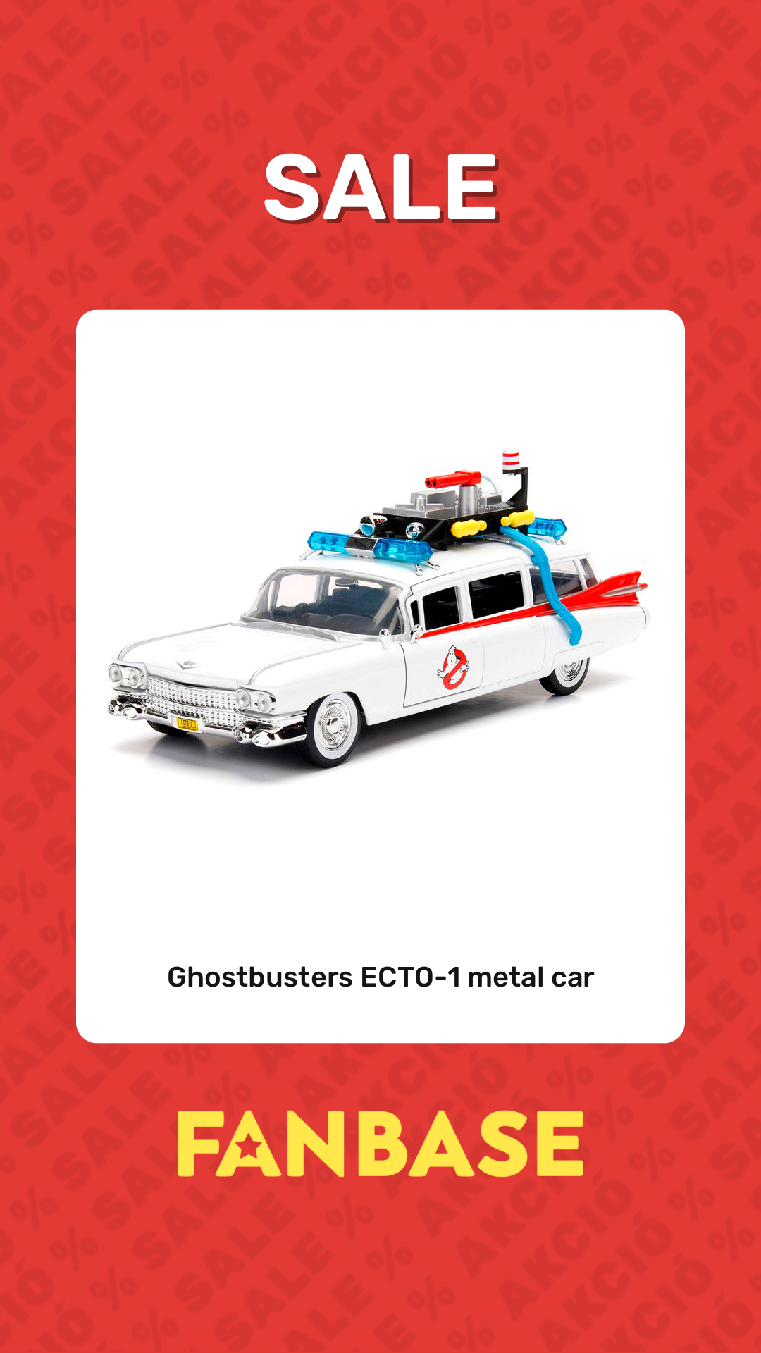 Sale: Ghostbusters ECTO-1 metal car