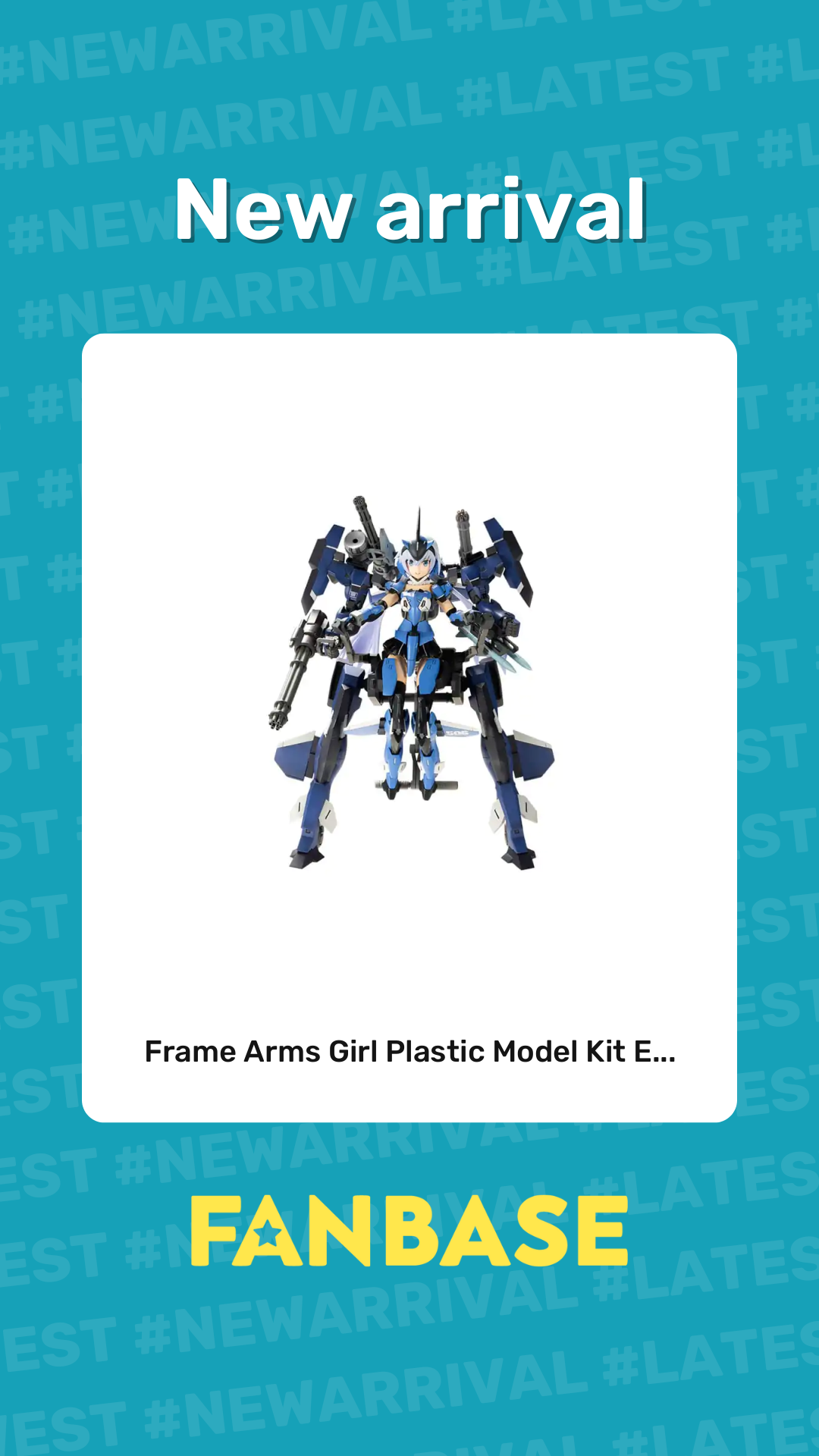 New arrival: Frame Arms Girl Plastic Model Kit E...