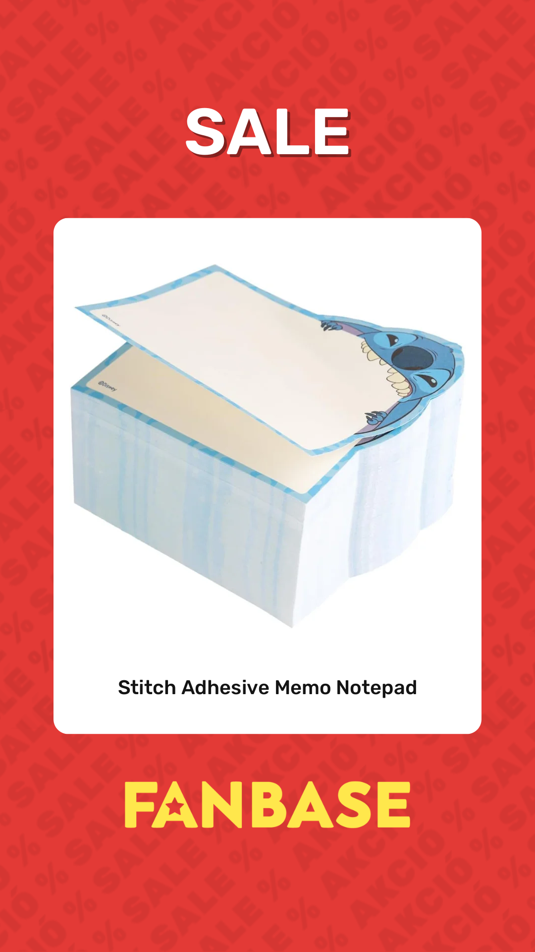 Sale: Stitch Adhesive Memo Notepad