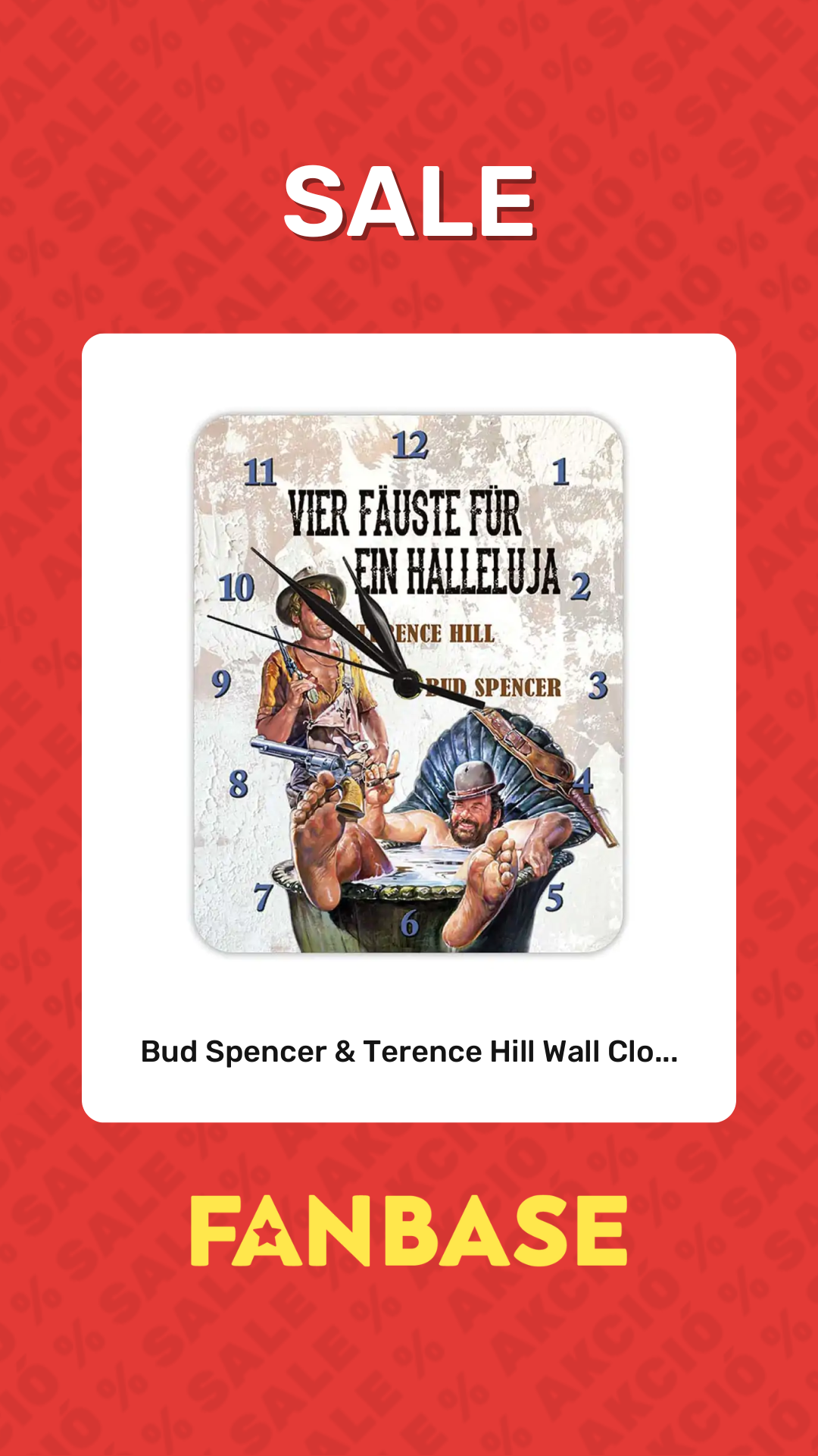 Sale: Bud Spencer & Terence Hill Wall Clo...