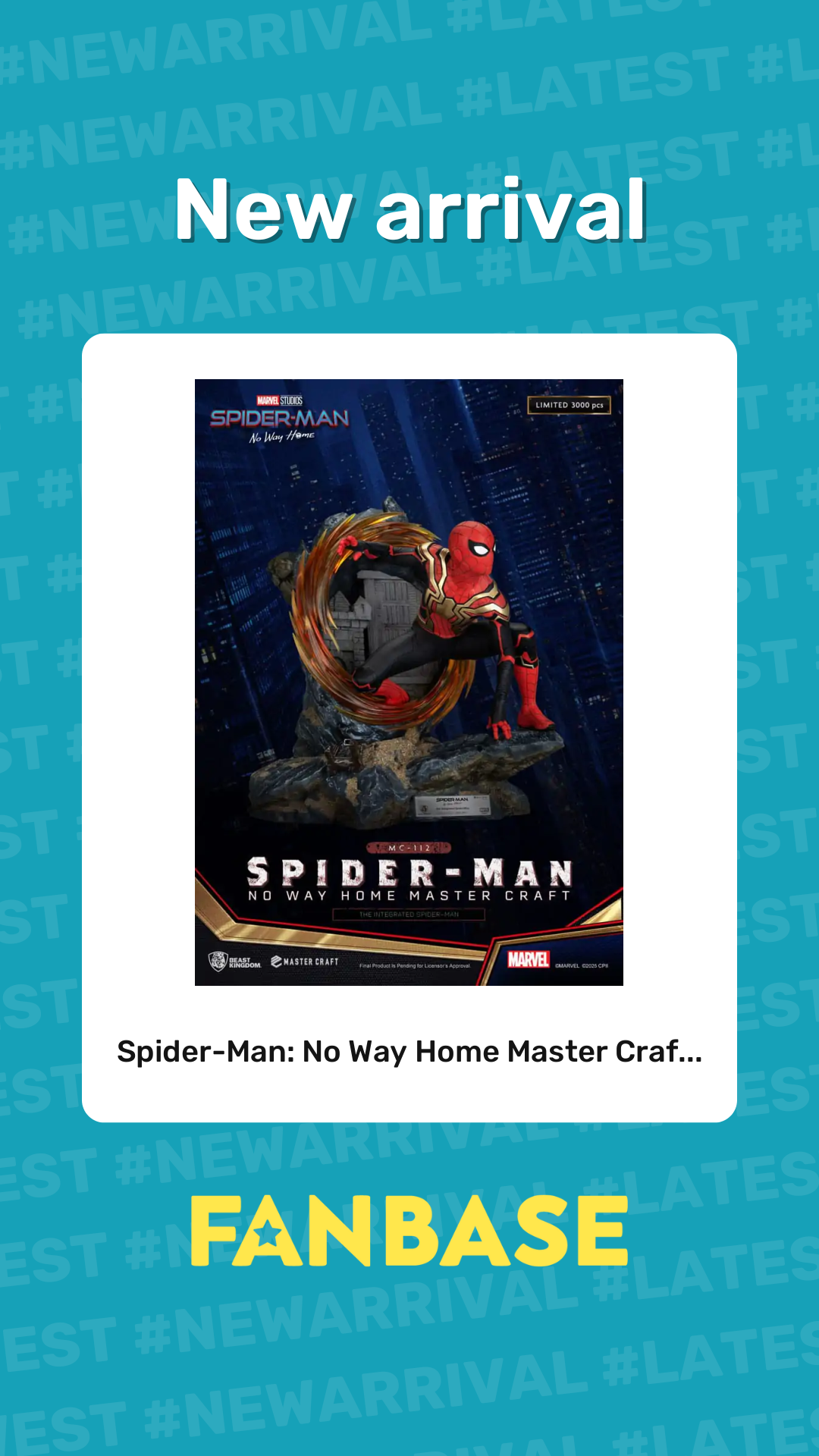 New arrival: Spider-Man: No Way Home Master Craf...