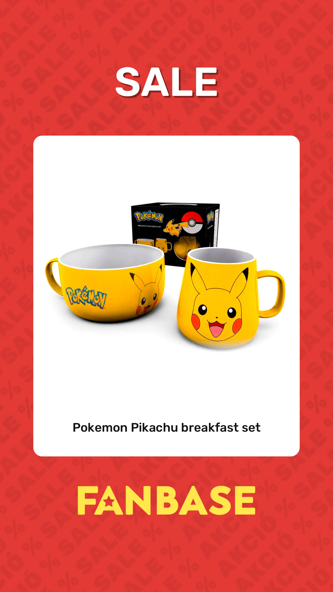 Sale: Pokemon Pikachu breakfast set