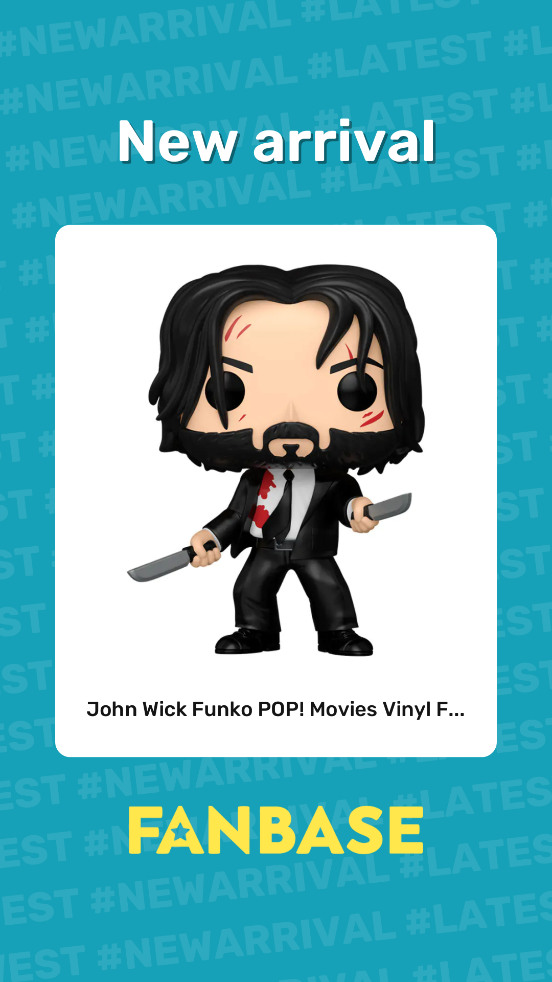 New arrival: John Wick Funko POP! Movies Vinyl F...