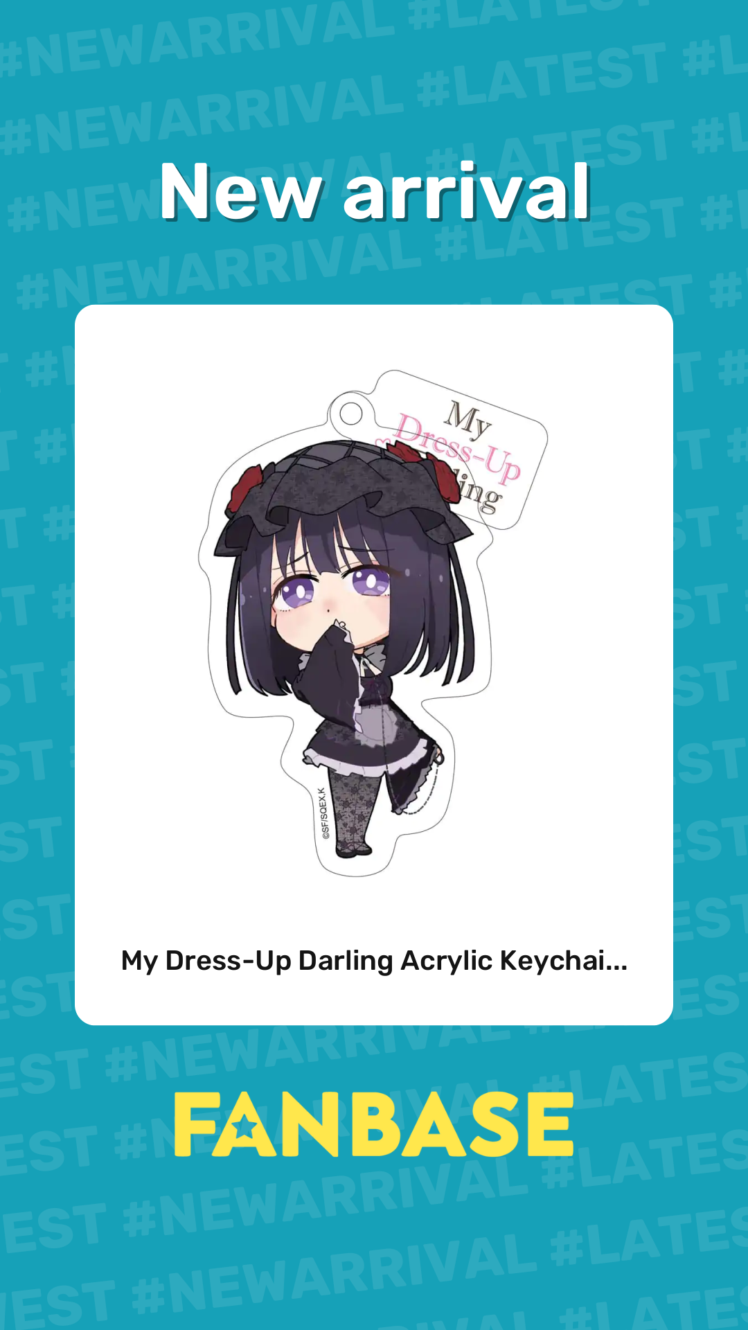 New arrival: My Dress-Up Darling Acrylic Keychai...