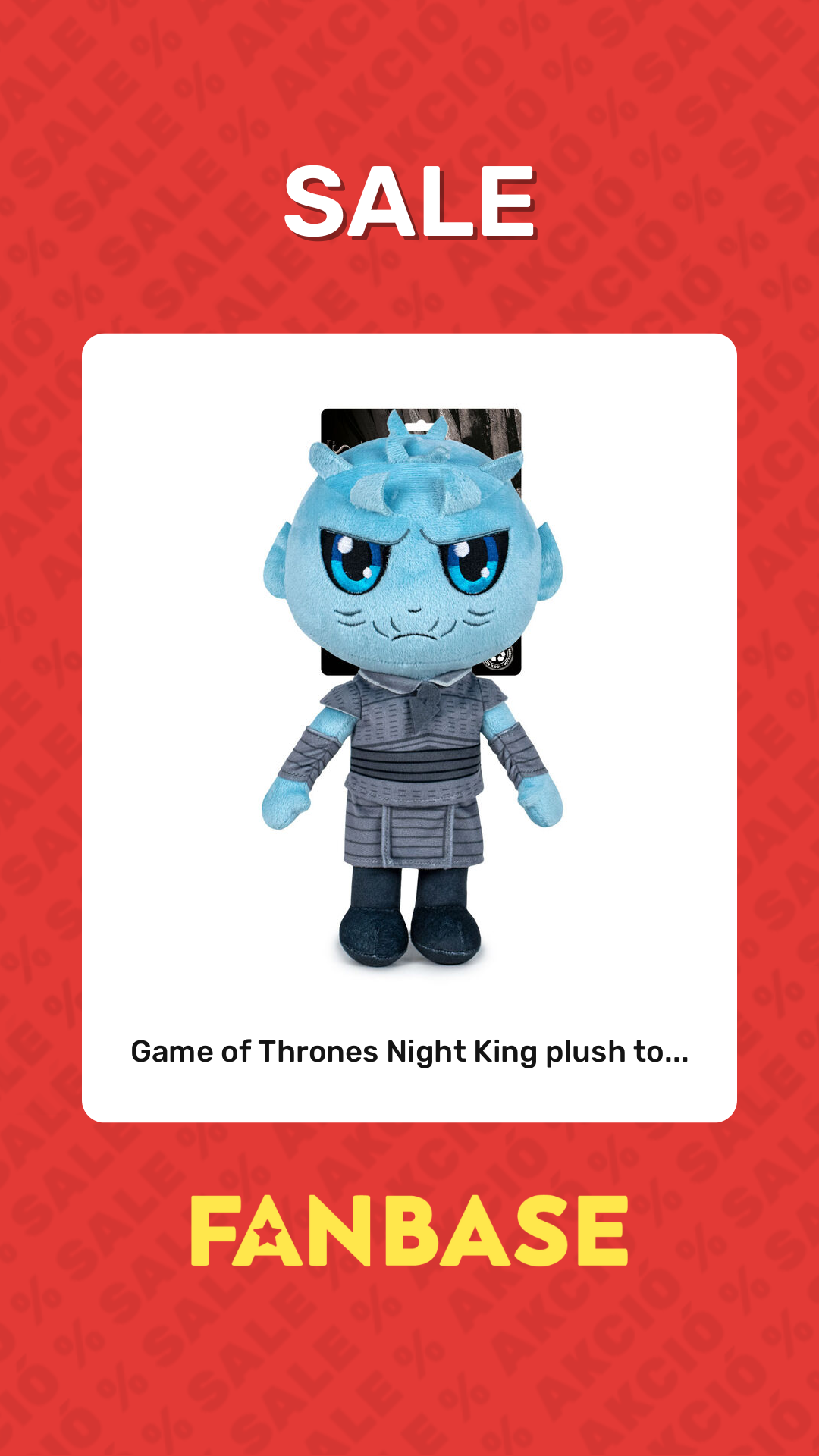 Sale: Game of Thrones Night King plush to...