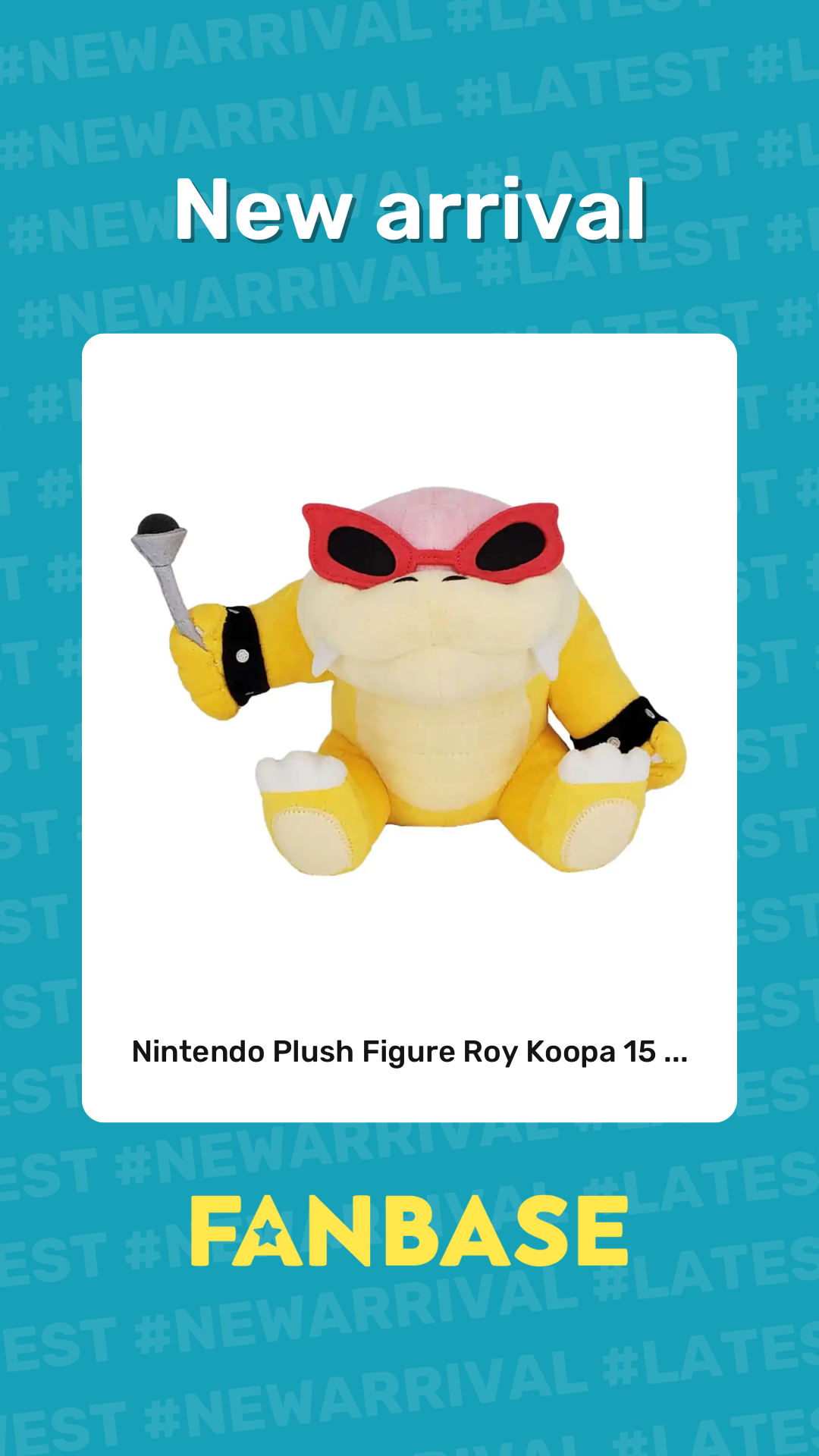 New arrival: Nintendo Plush Figure Roy Koopa 15 ...