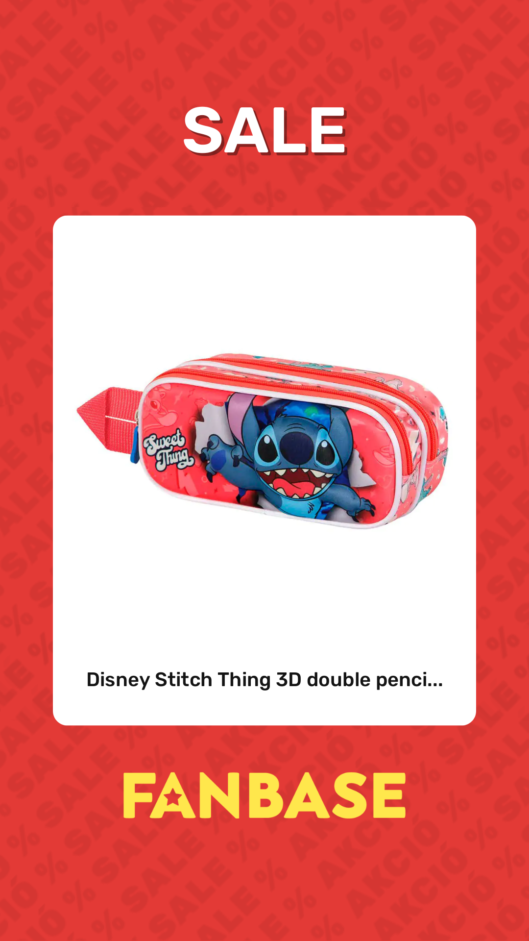 Sale: Disney Stitch Thing 3D double penci...