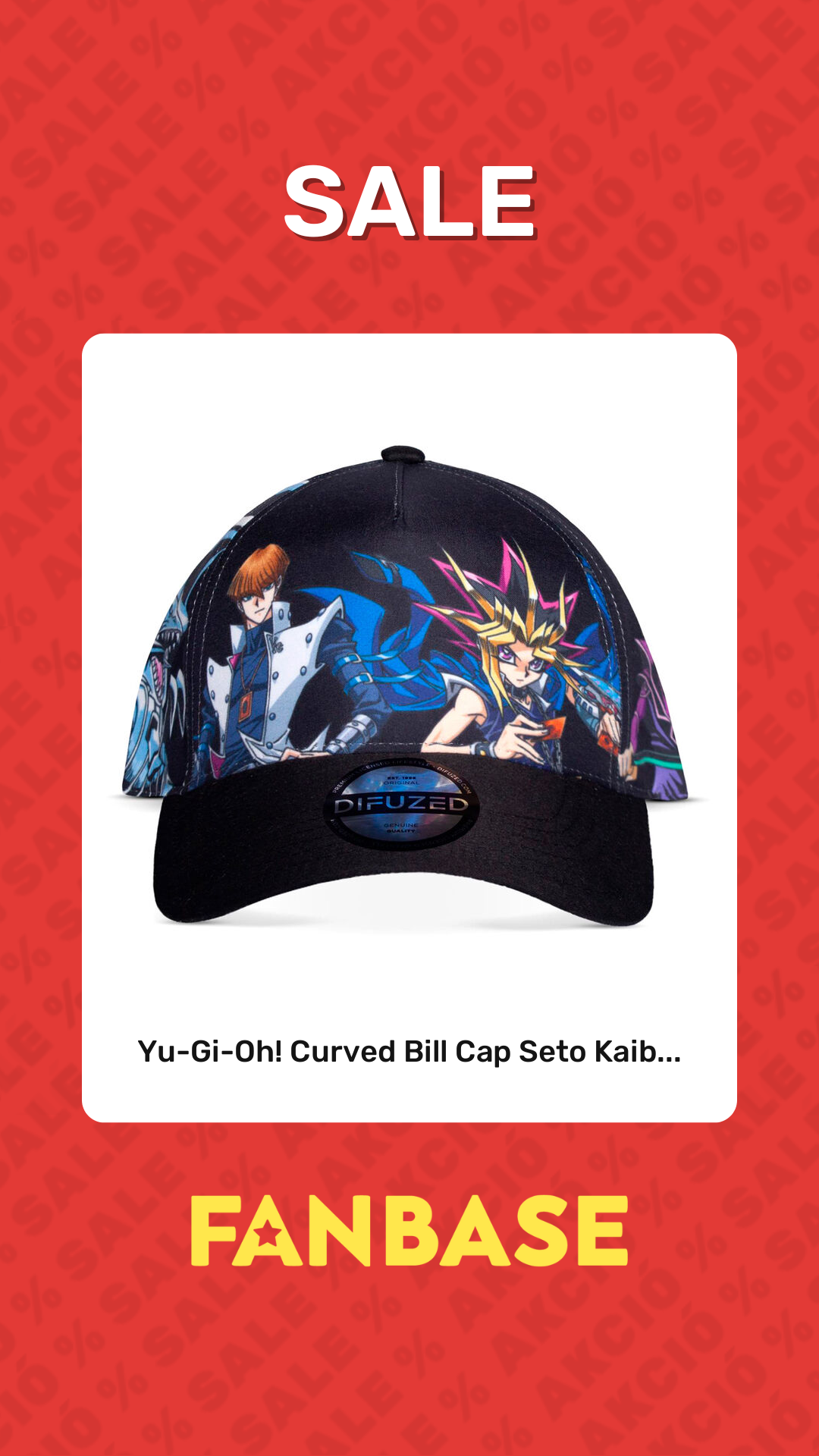 Sale: Yu-Gi-Oh! Curved Bill Cap Seto Kaib...