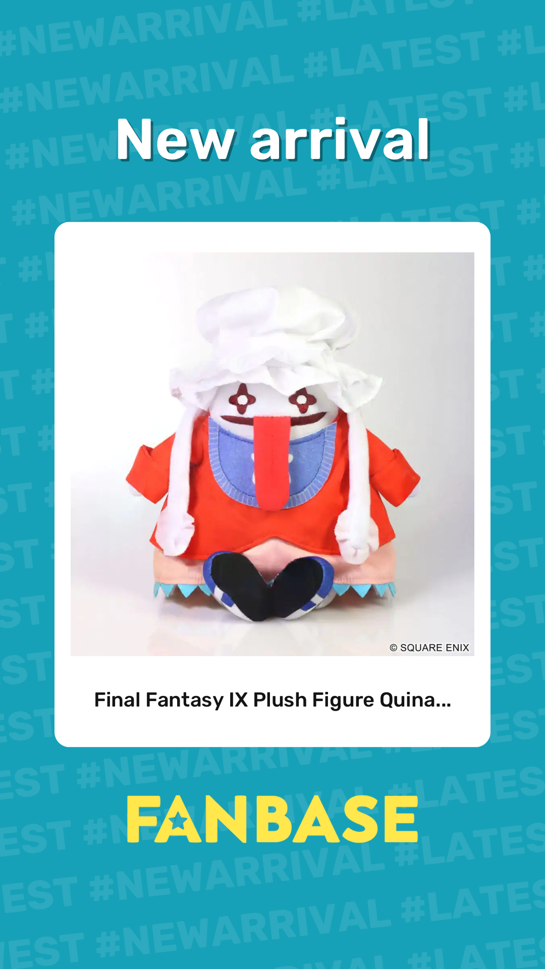 New arrival: Final Fantasy IX Plush Figure Quina...