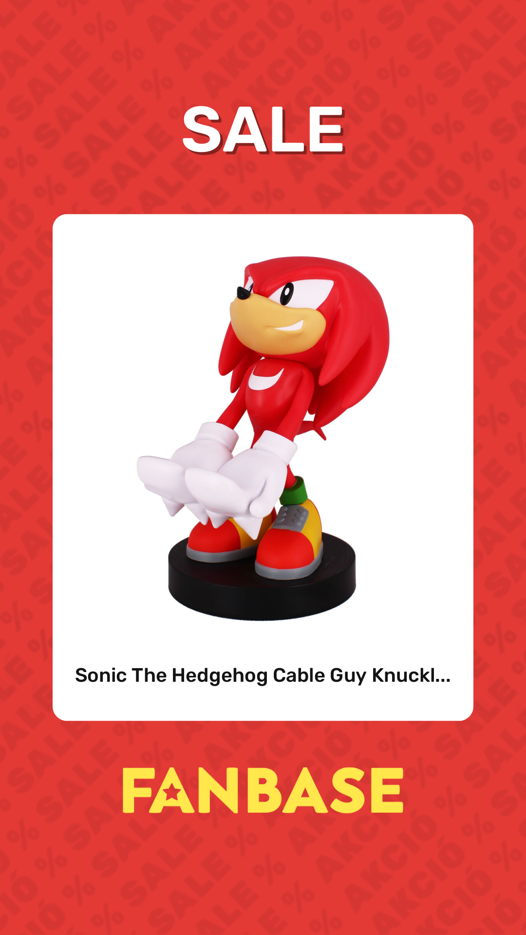 Sale: Sonic The Hedgehog Cable Guy Knuckl...