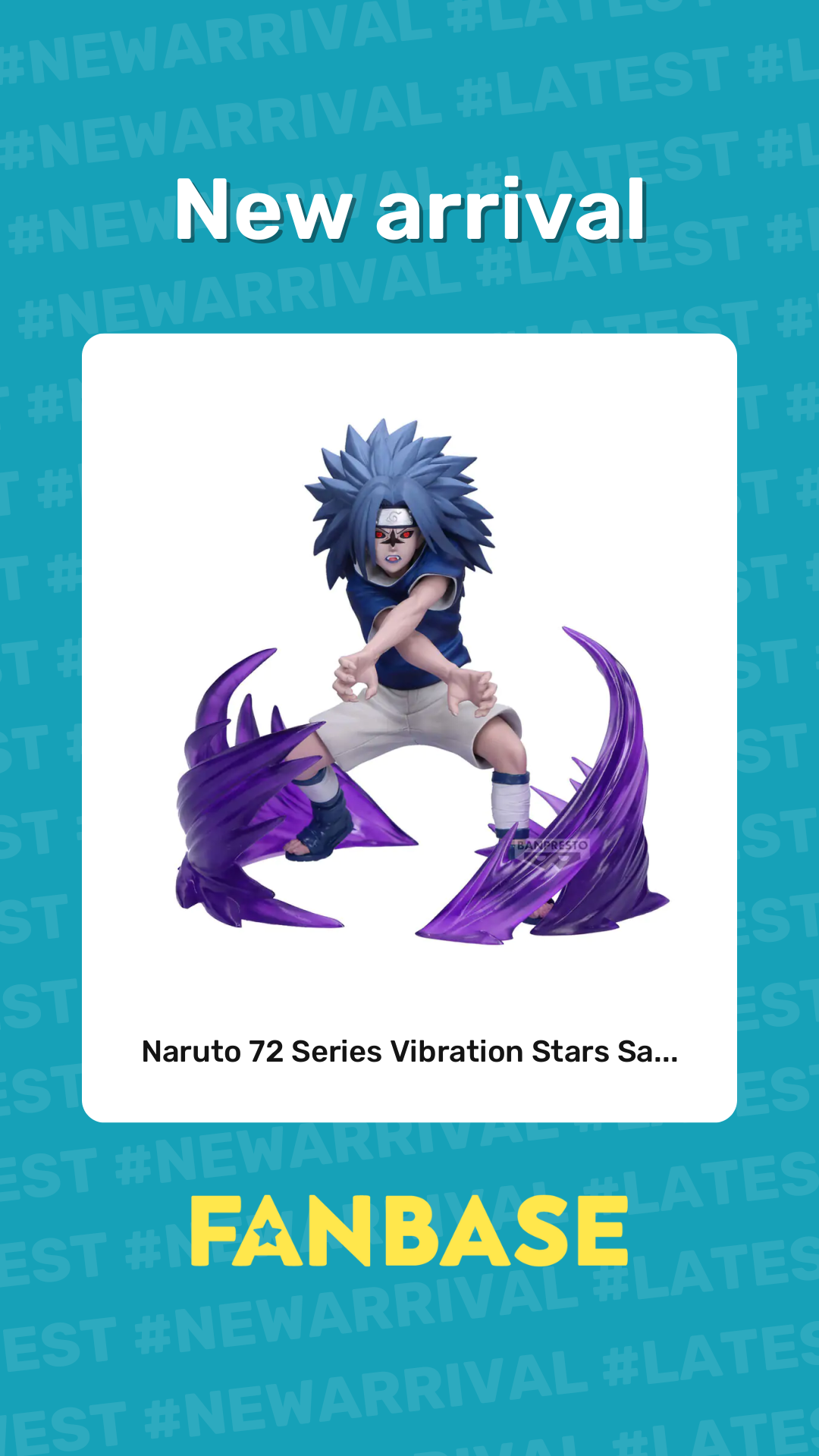 New arrival: Naruto 72 Series Vibration Stars Sa...