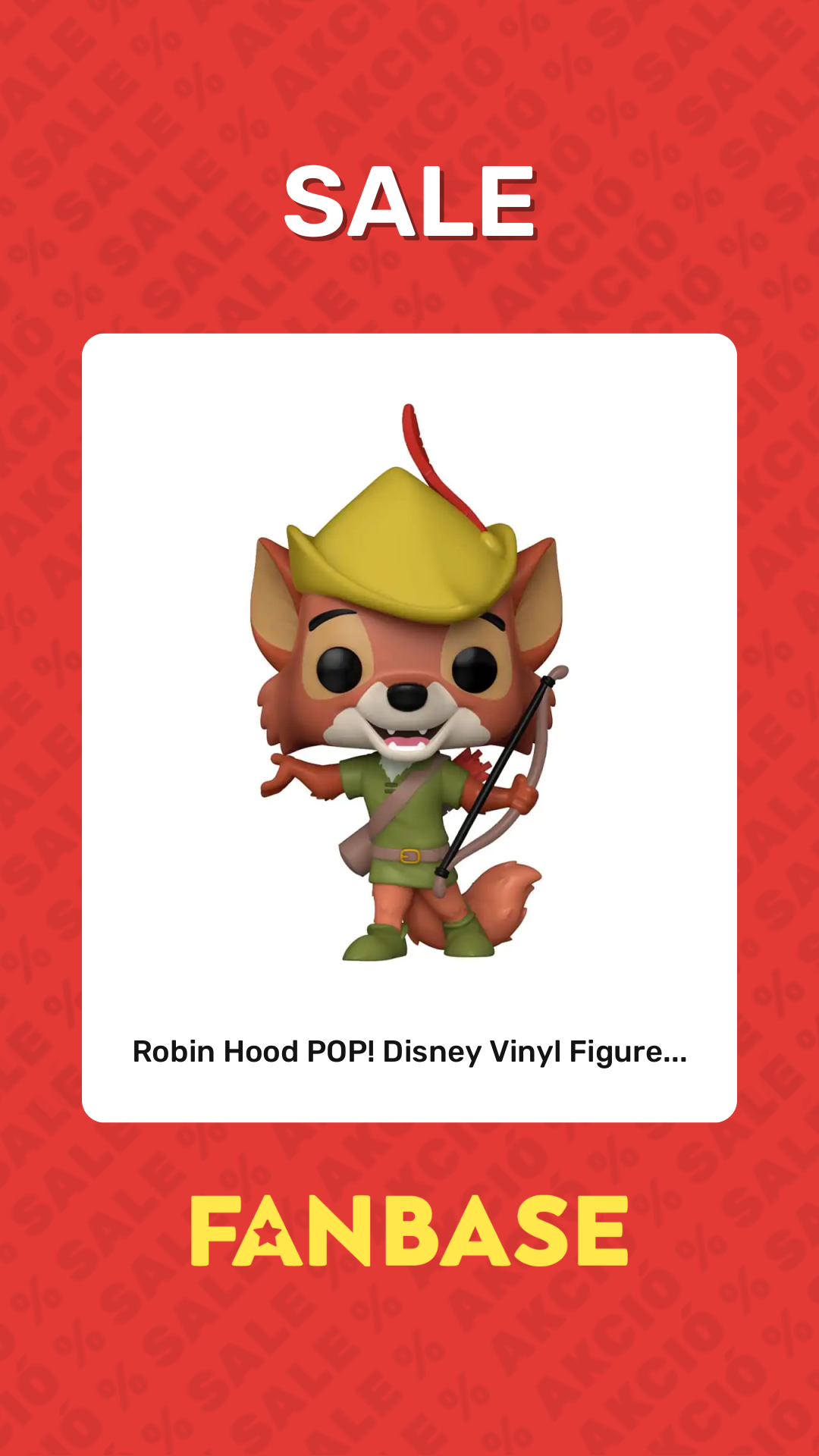 Sale: Robin Hood POP! Disney Vinyl Figure...