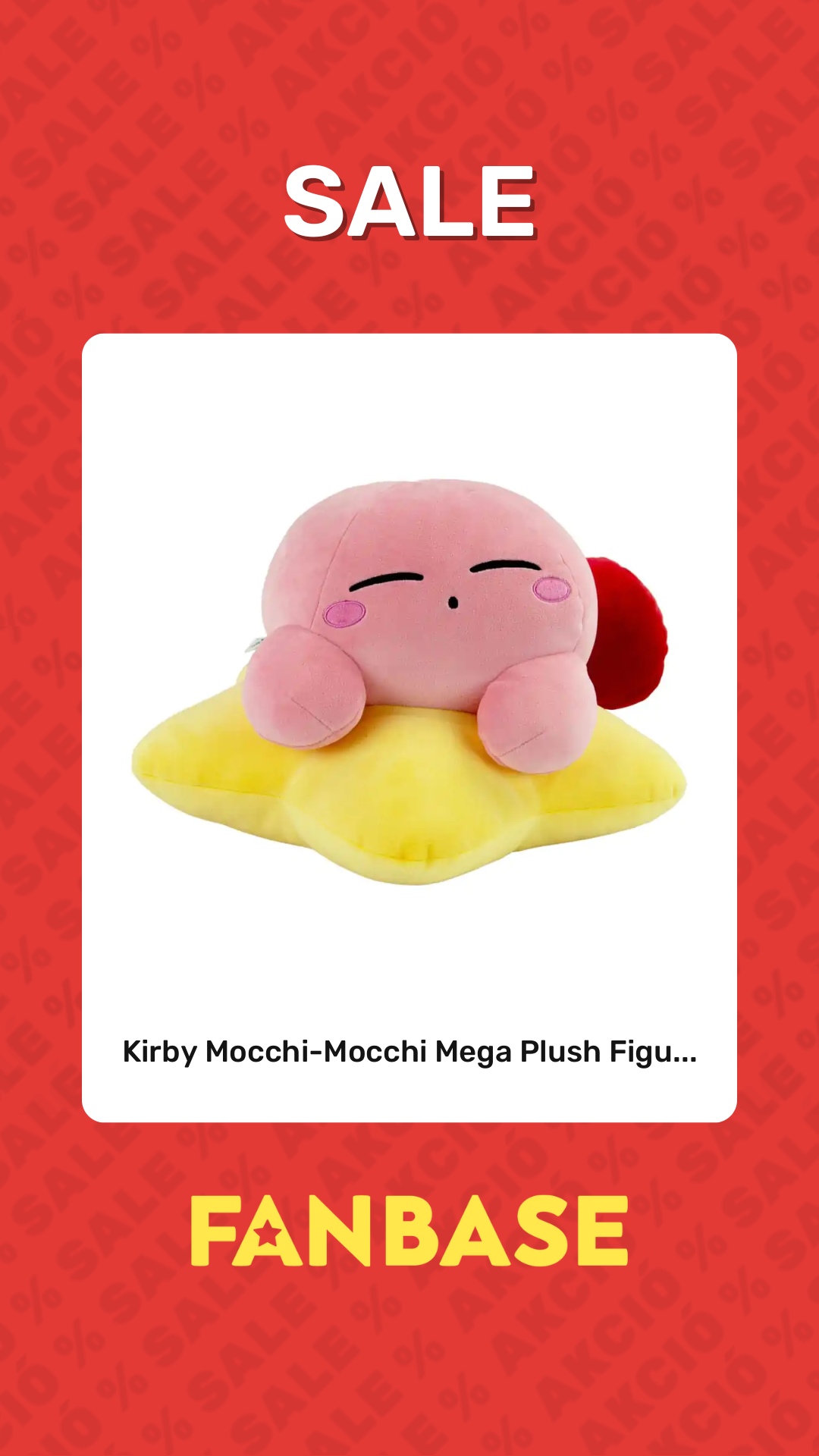 Sale: Kirby Mocchi-Mocchi Mega Plush Figu...