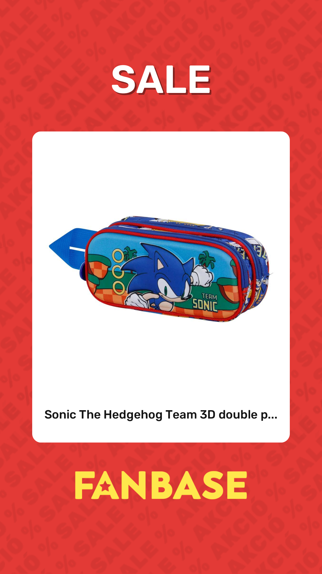 Sale: Sonic The Hedgehog Team 3D double p...