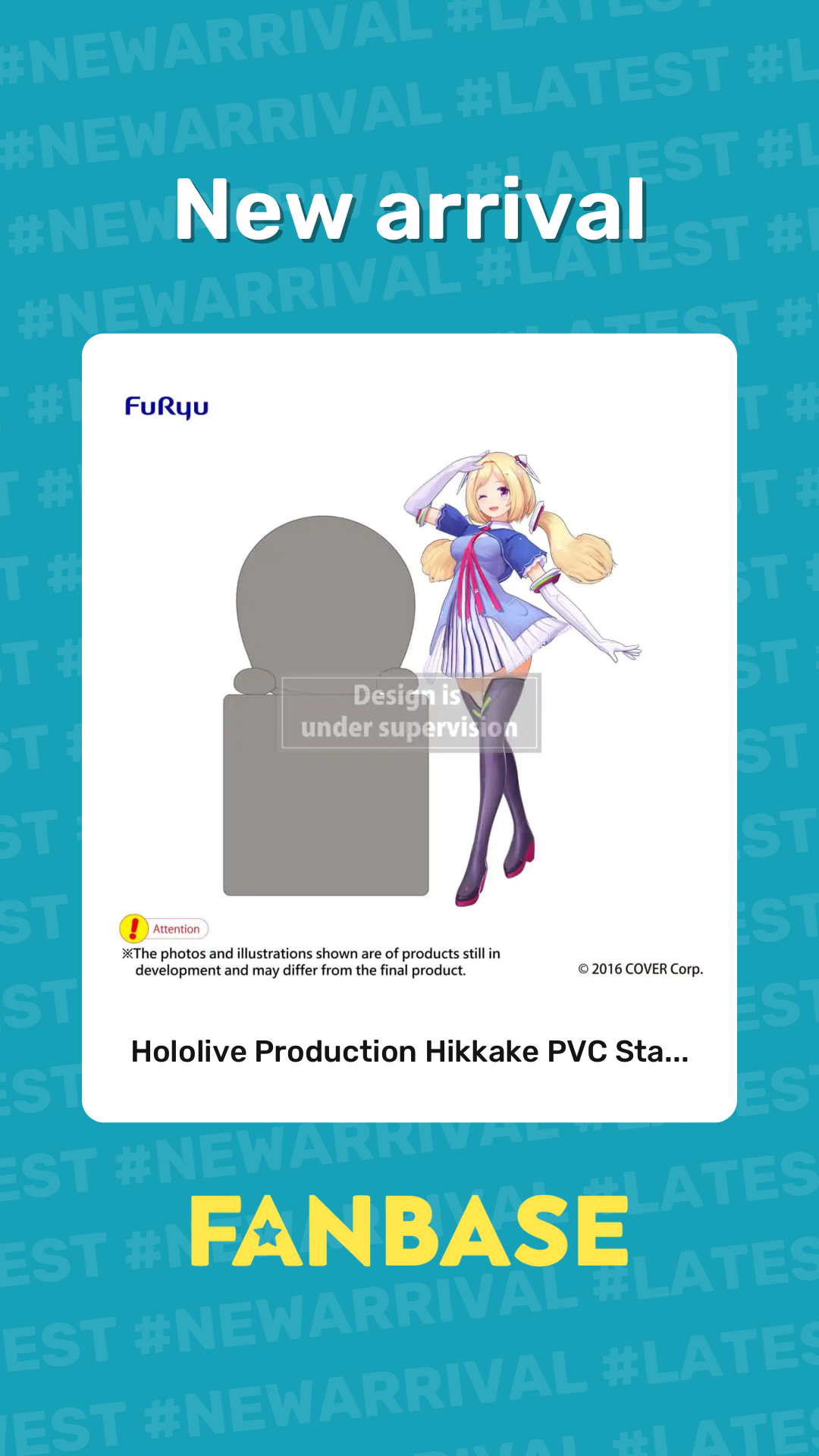 New arrival: Hololive Production Hikkake PVC Sta...