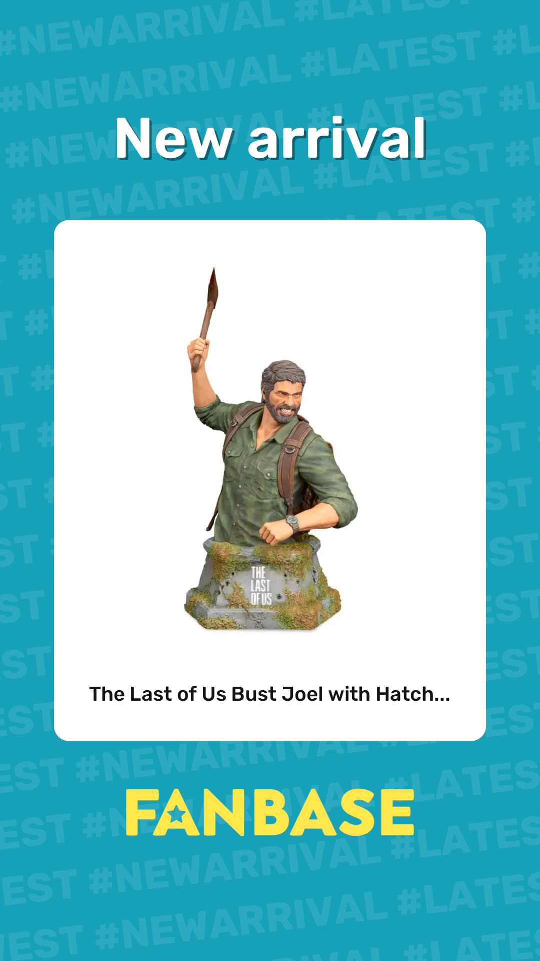 New arrival: The Last of Us Bust Joel with Hatch...