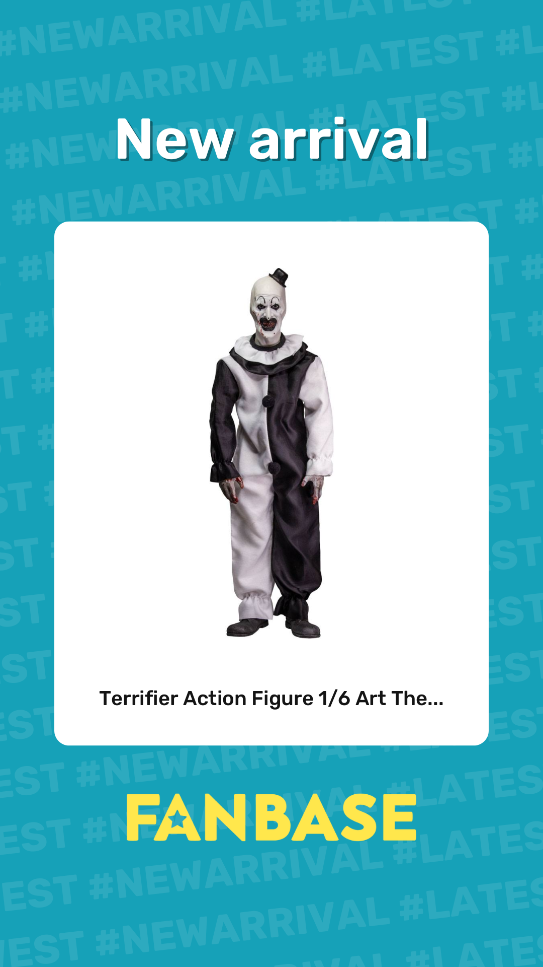 New arrival: Terrifier Action Figure 1/6 Art The...