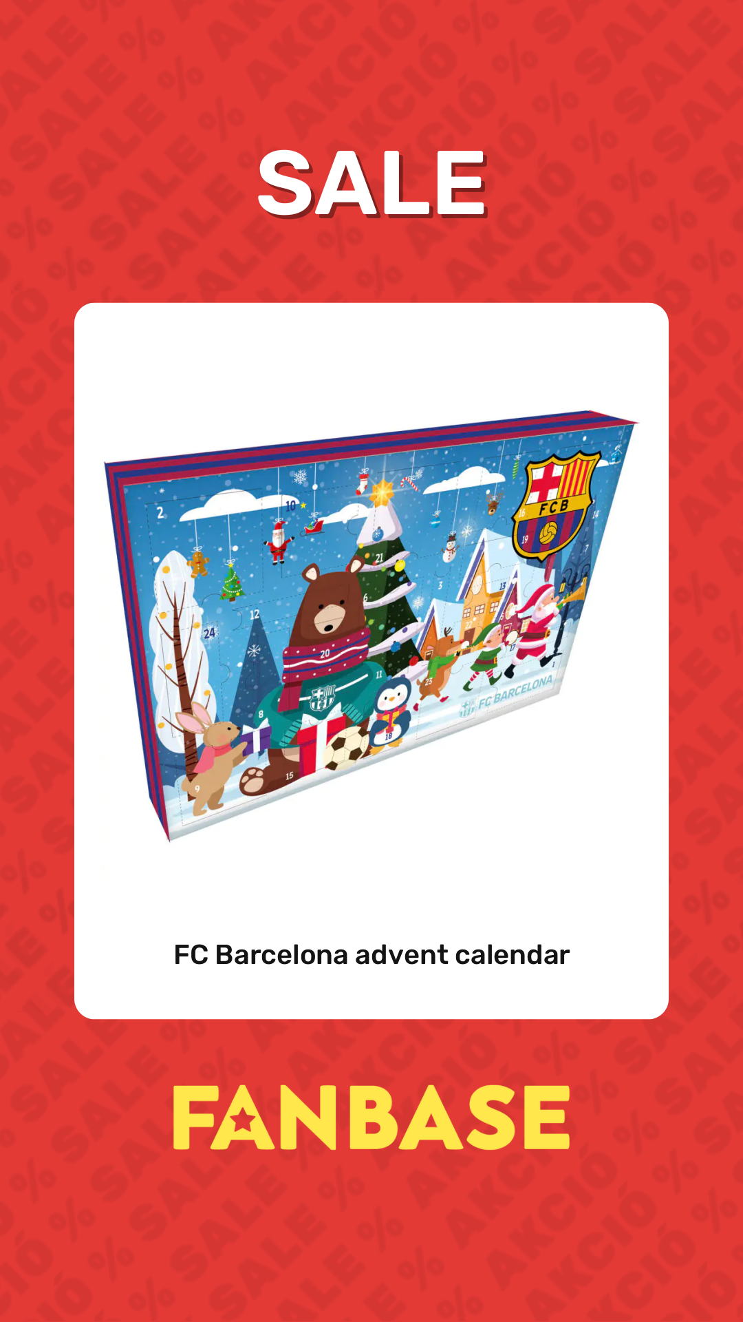Sale: FC Barcelona advent calendar