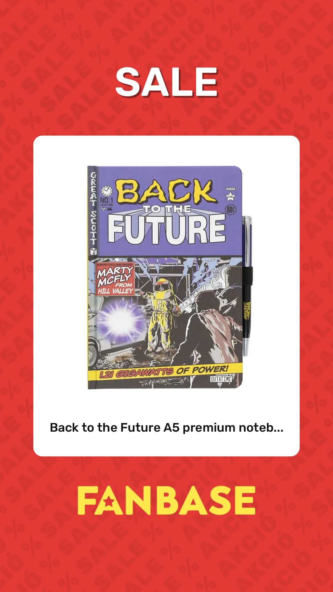 Sale: Back to the Future A5 premium noteb...